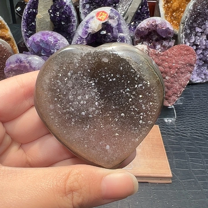 紫晶珠宝半成品未镶嵌
