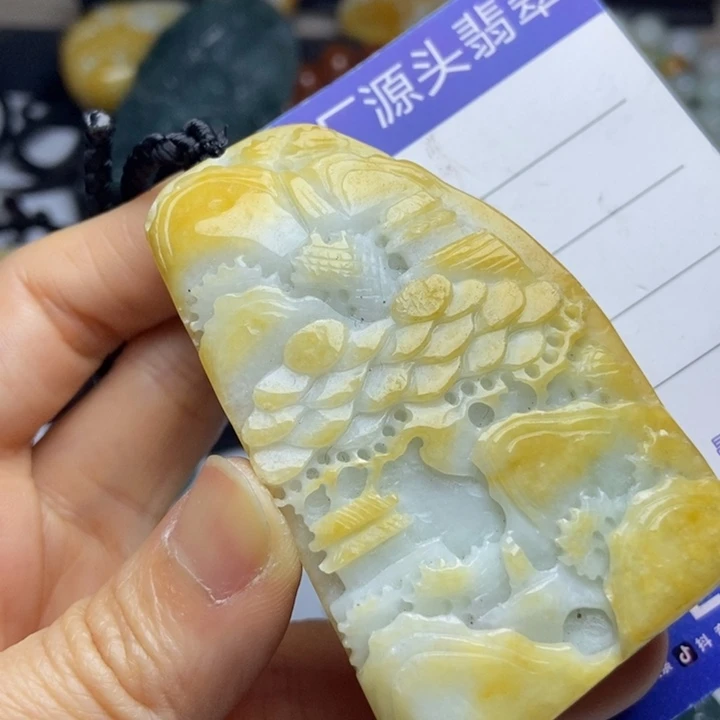 翡翠颈饰未镶嵌翡翠