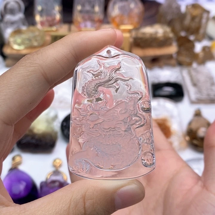 水晶颈饰未镶嵌勤****发定制