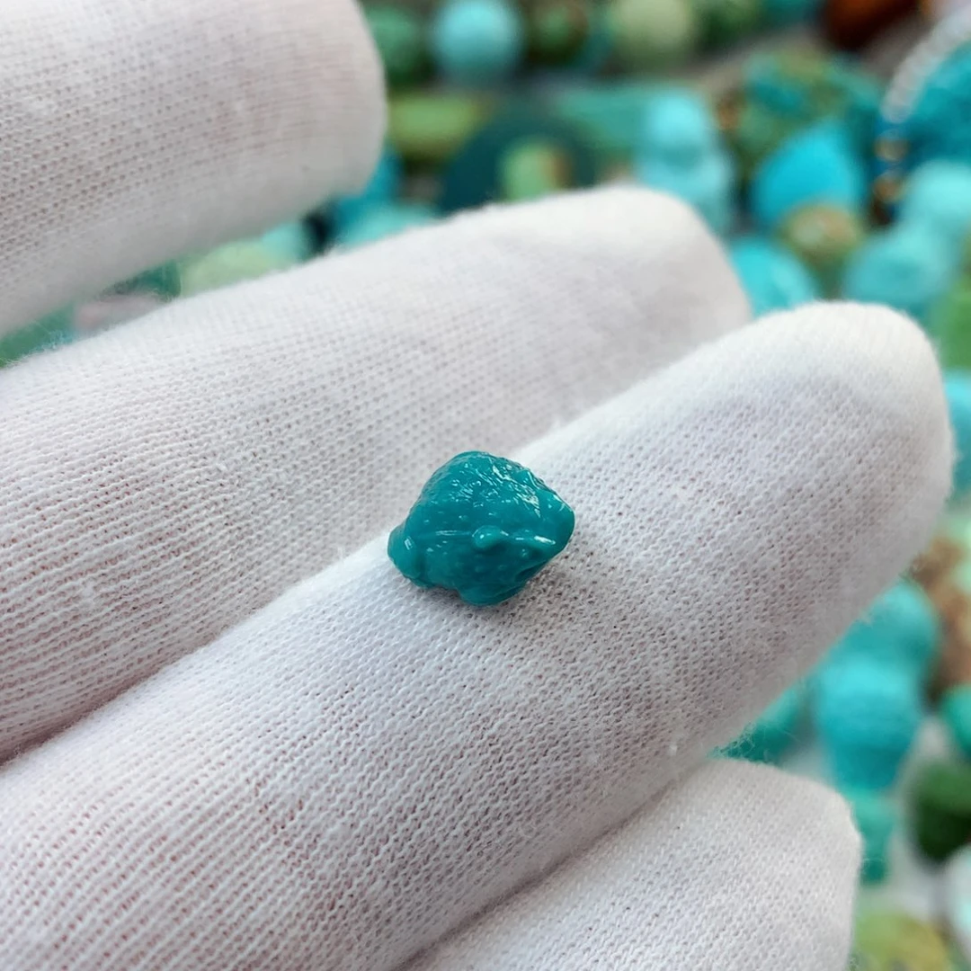 未镶嵌绿松石珠宝半成品