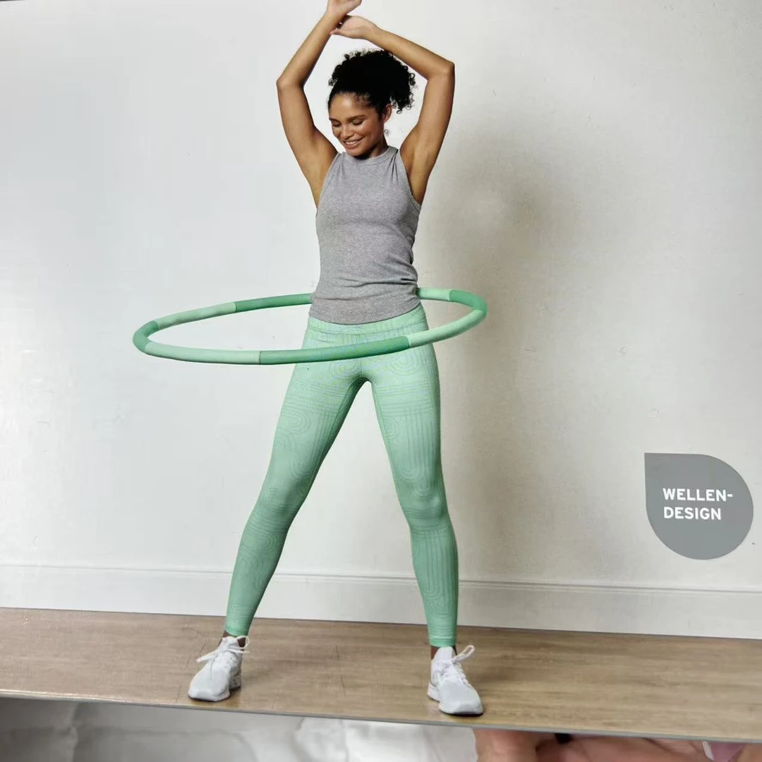 深绿浅绿便携可拆呼啦圈