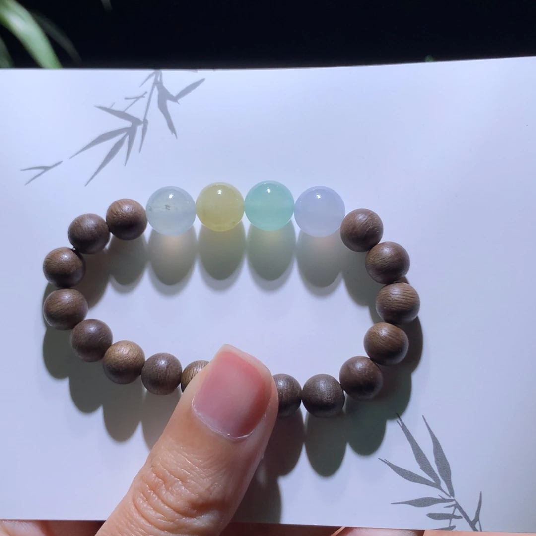 散珠翡翠梦幻马卡龙半串卡10