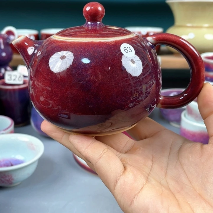 瓷片钧瓷茶器……微微瑕