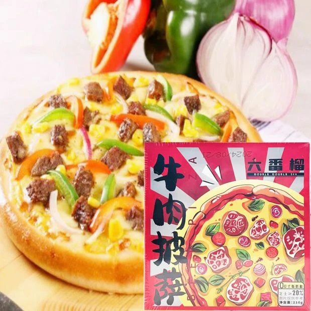 【8月20日】京东 6盒*210g 六番榴 牛肉披萨/培根披萨