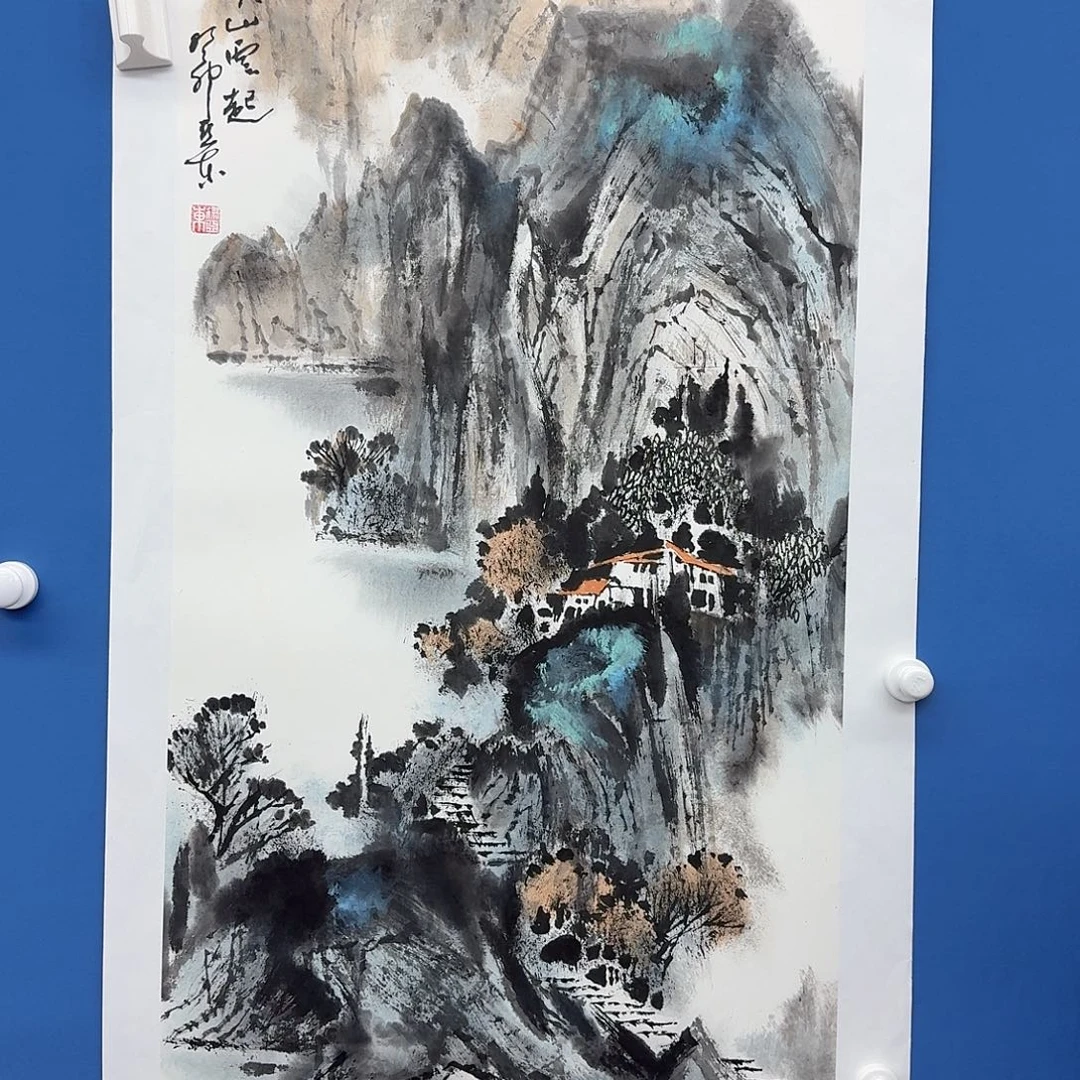 国画多次参加国内外大型