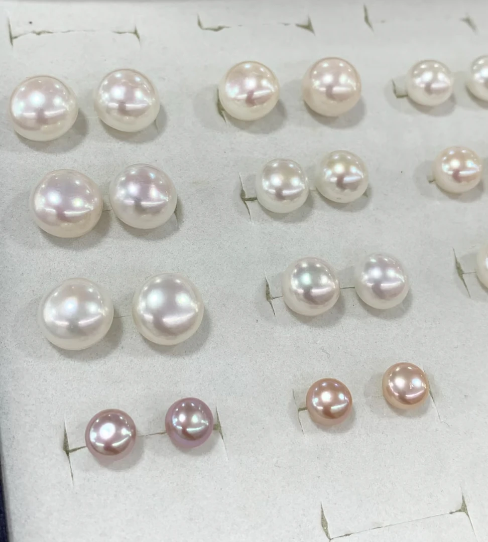 直播福利一物一拍天然淡水珍珠有正常生长纹真珍珠