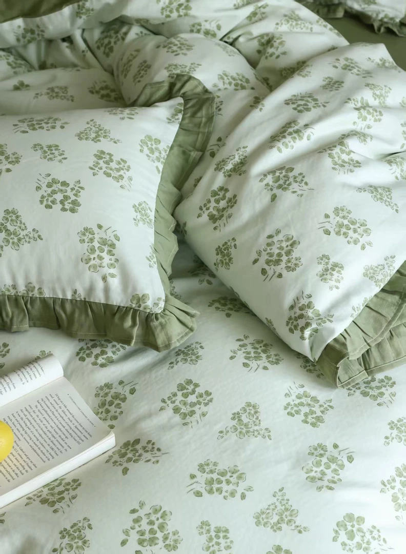 3号箱 纯棉双层纱四件套 8xs 南笙/清新集/晚香