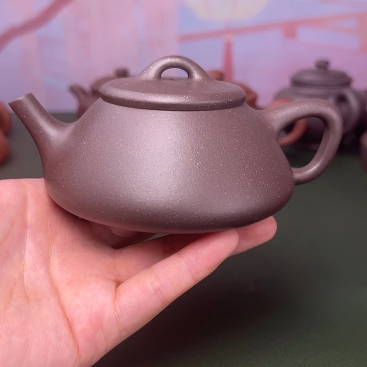 茶壶紫砂任瓢220cc光素