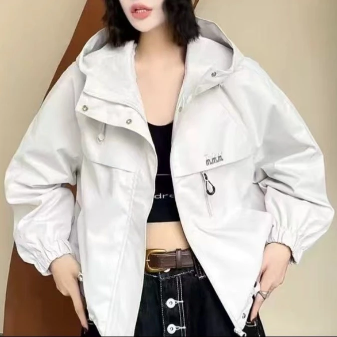 奇奇家时尚韩版大码2025秋季新款休闲宽松刺绣开衫外套