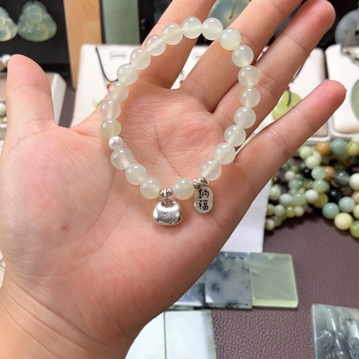 蛇纹石玉未镶嵌手串