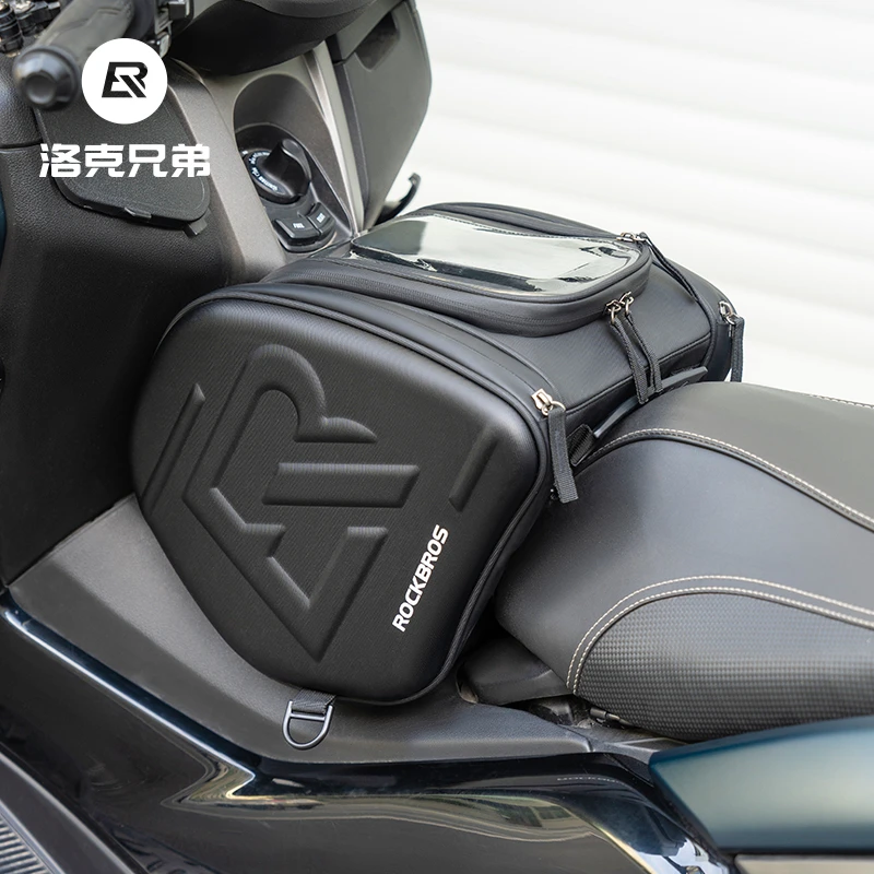 洛克踏板摩托车油箱包前置硬壳摩旅三角包NMAXPCX佛沙XMAX