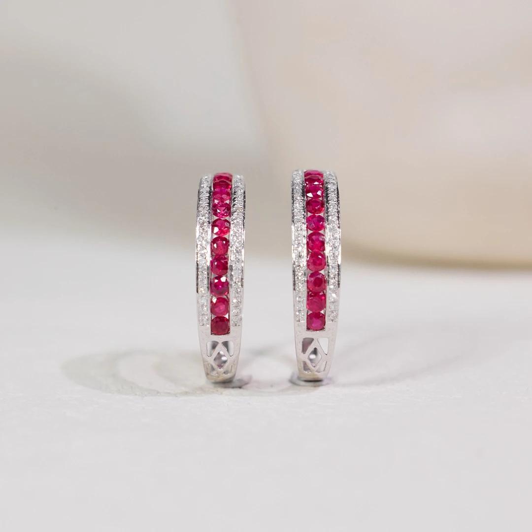 【歪歪】红宝石戒指*18K金镶嵌（多样性发一）XB-S4147