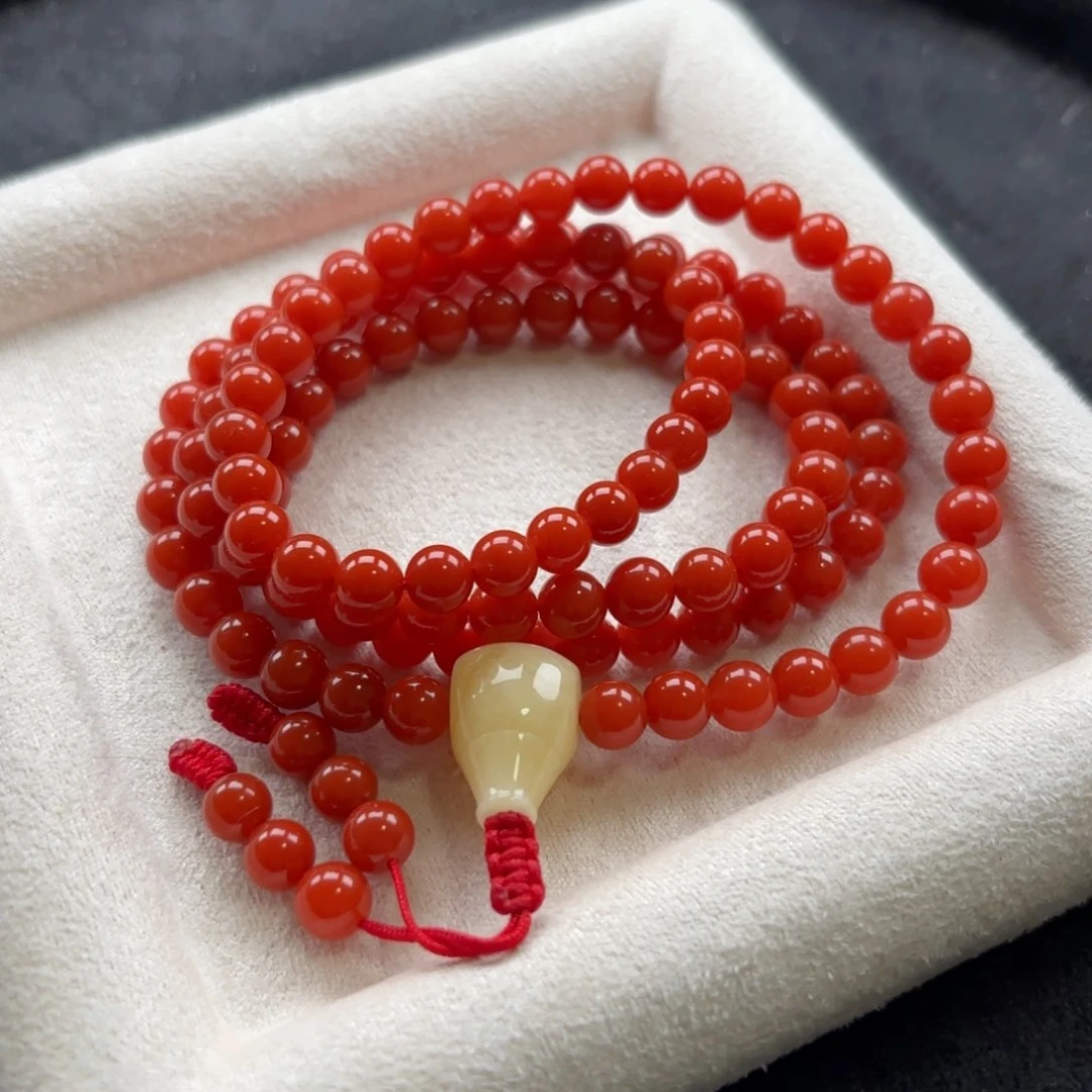 南红玛瑙手串未镶嵌