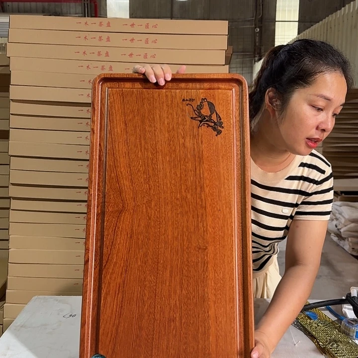 花梨木茶盘62*33尺寸