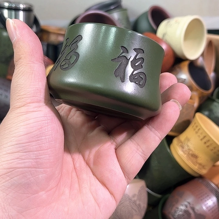 茶杯紫砂全手工紫砂主人杯