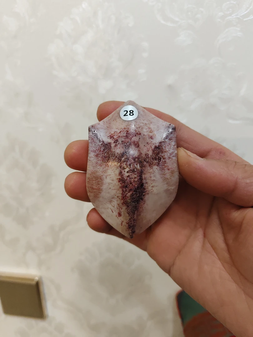 鹿三界牌手把件，高密度，文玩把件