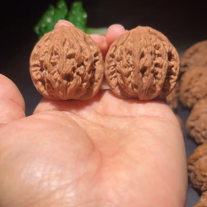 吊坠文玩核桃文玩核桃吊坠麦穗虎头39