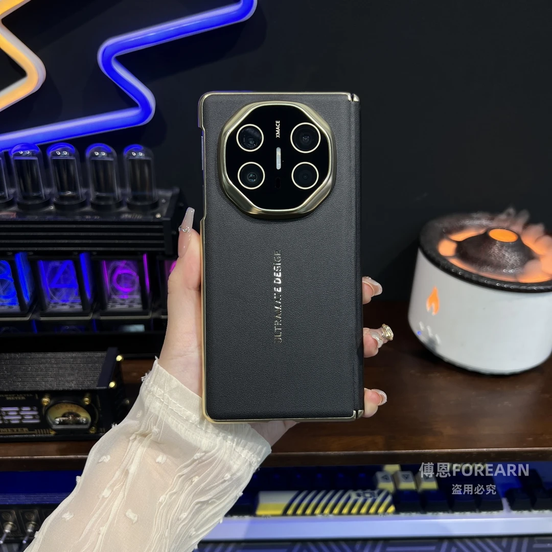适用于双中轴华为matex6手机壳折叠屏matex5保护套x3典藏版x6新款