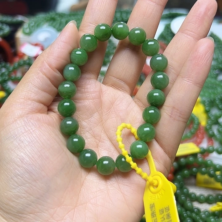 和田玉（碧玉）未镶嵌手串