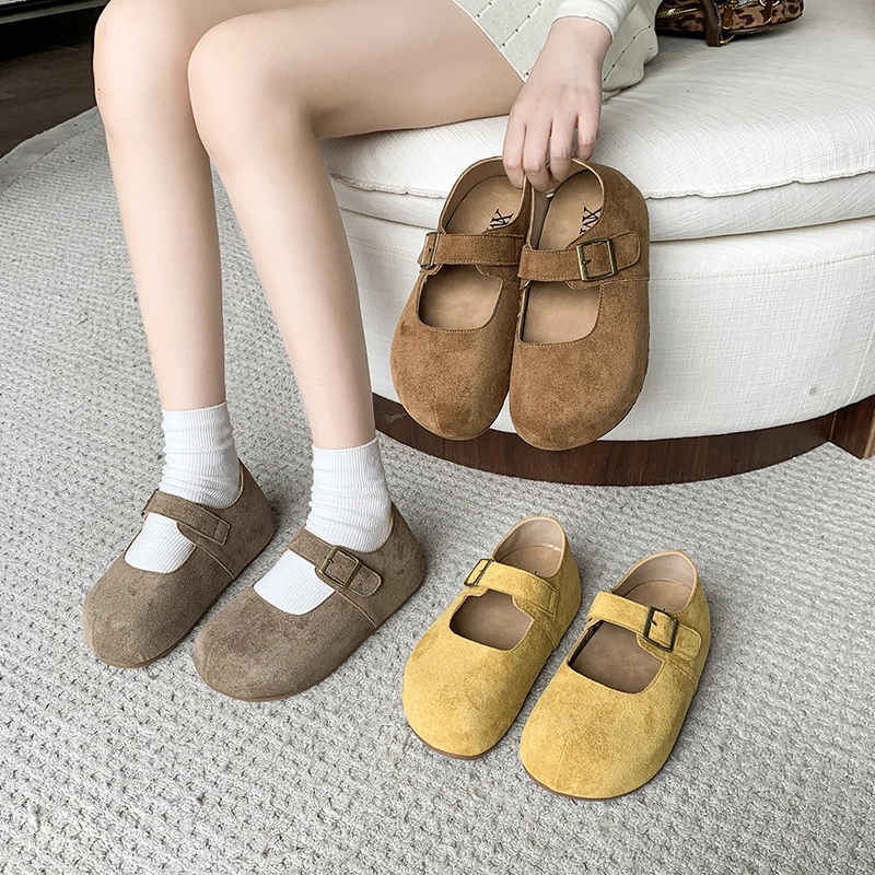 勃肯鞋小个子5cm增高厚底2025春季新款百搭韩版休闲时尚松糕女鞋