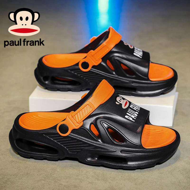 大嘴猴夏季拖鞋男2025新款运动外穿防滑踩屎感沙滩晋江男士一字拖