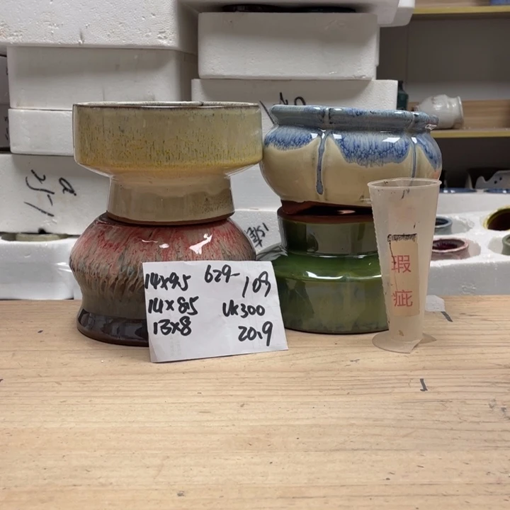 紫砂花盆多肉陶土花盆微瑕109