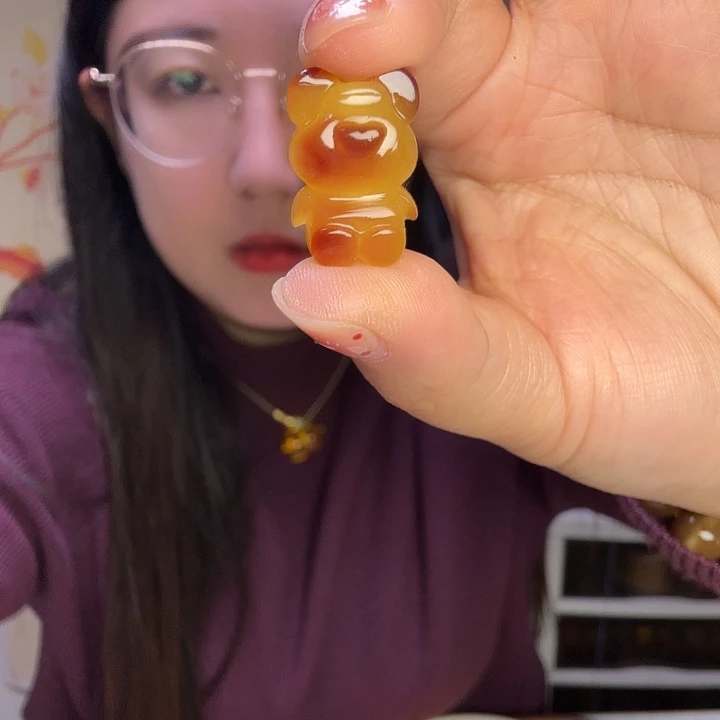 u***8猴头核桃吊坠小熊