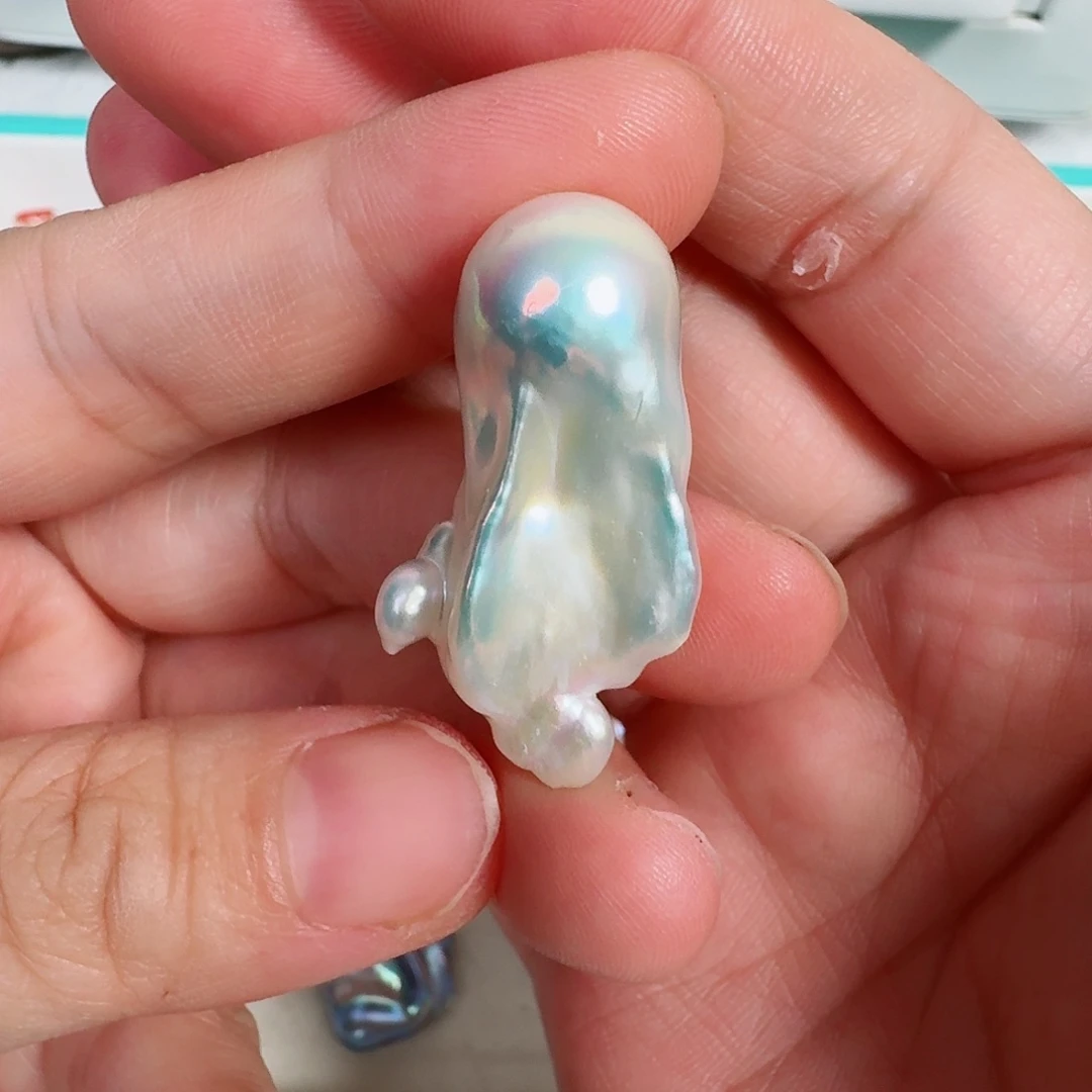 淡水珍珠银S925镶嵌颈饰定制
