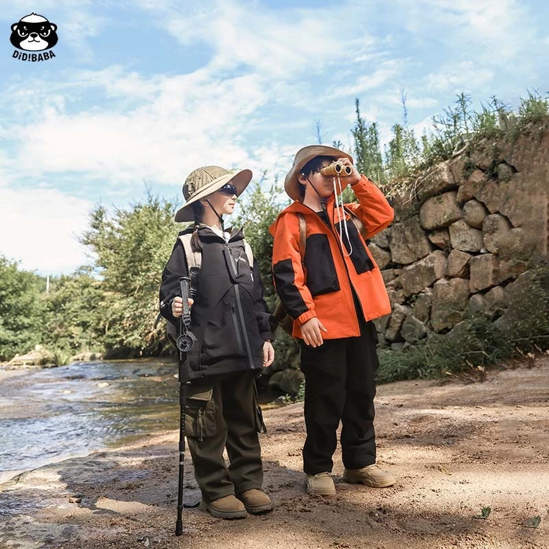 滴滴巴巴童装亲子款儿童外套男童春秋款男孩XC5228