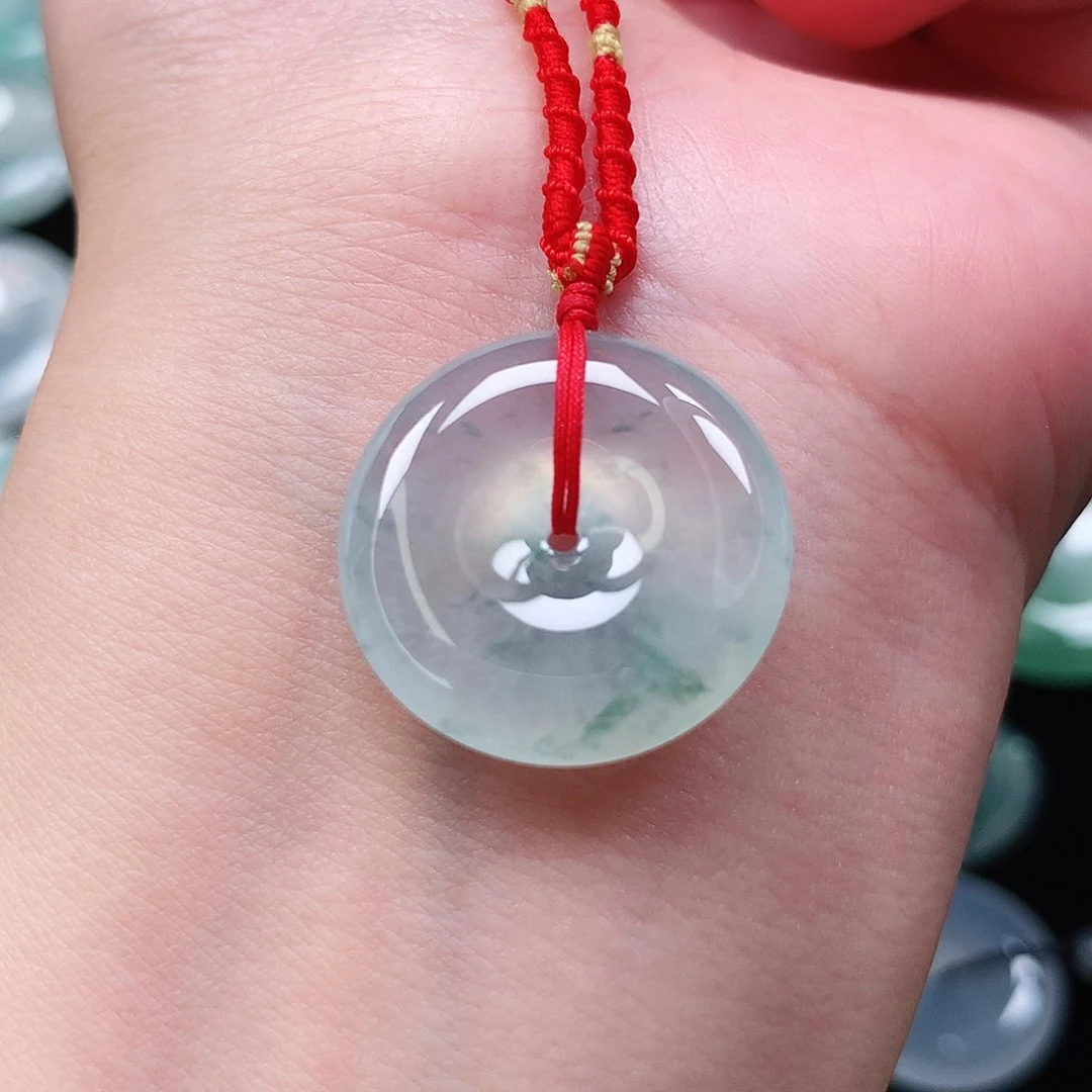 翡翠未镶嵌颈饰21.4/5.4