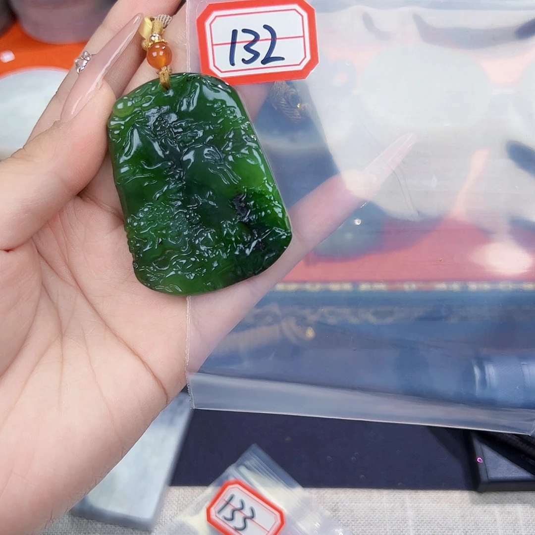 和田玉珠宝半成品未镶嵌