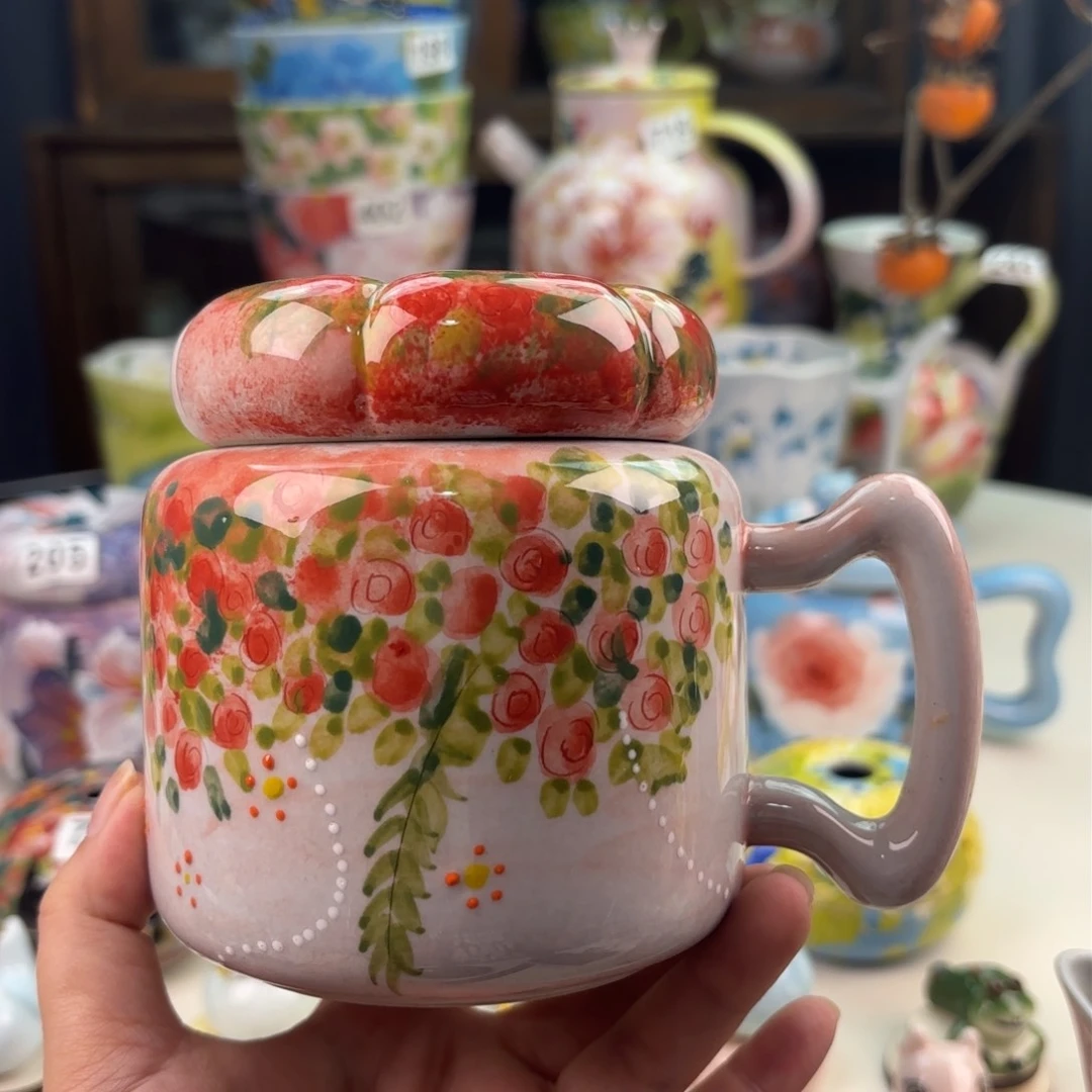 景德镇手绘高温釉下彩陶瓷茶具