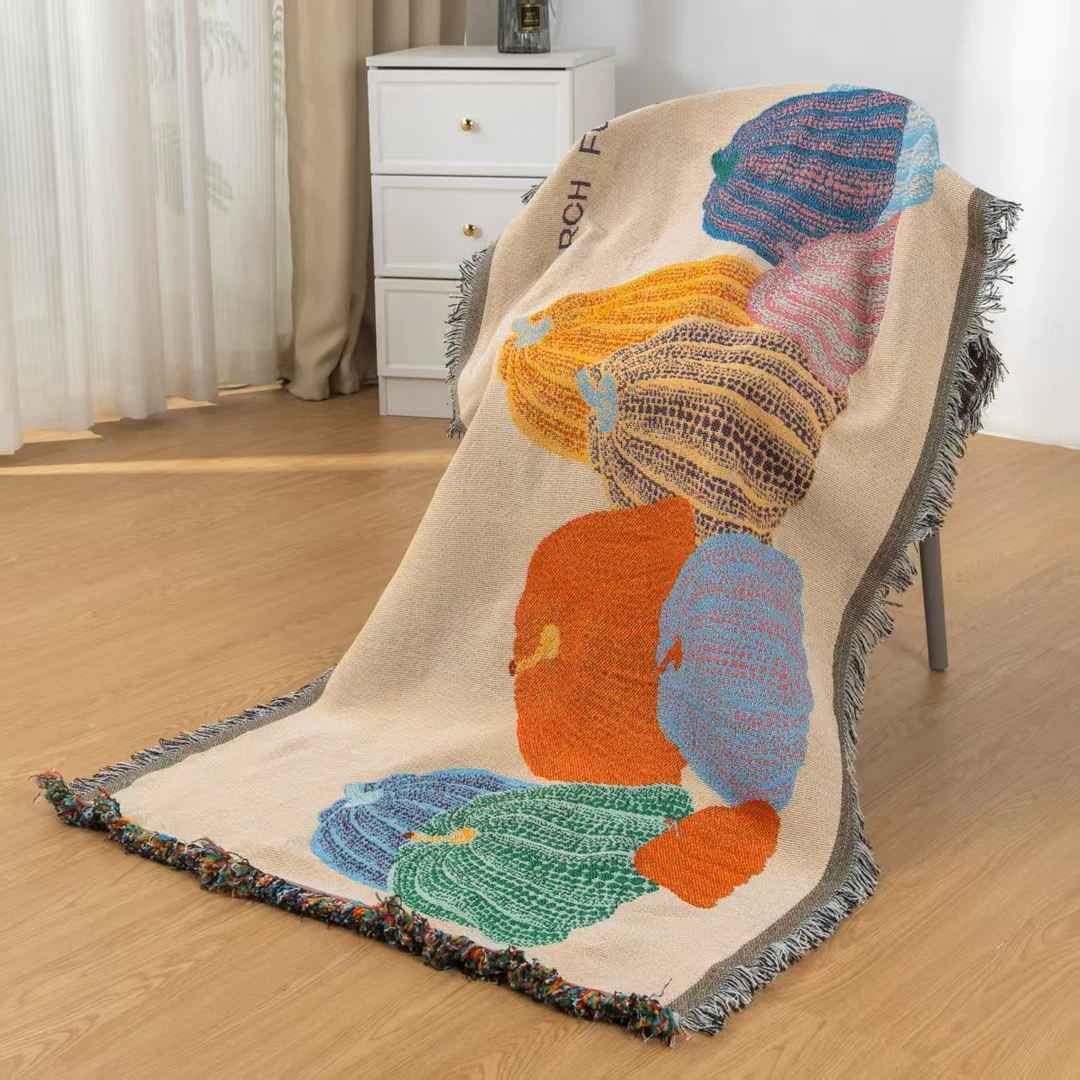 小南瓜高端沙发巾90*90（沙发巾缩水介意慎拍）