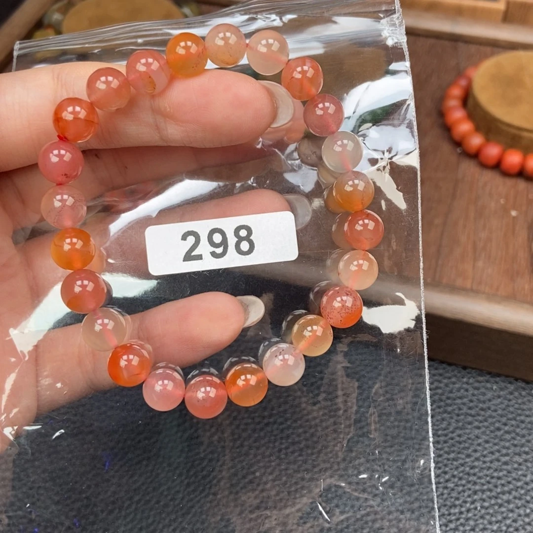 南红玛瑙未镶嵌手链