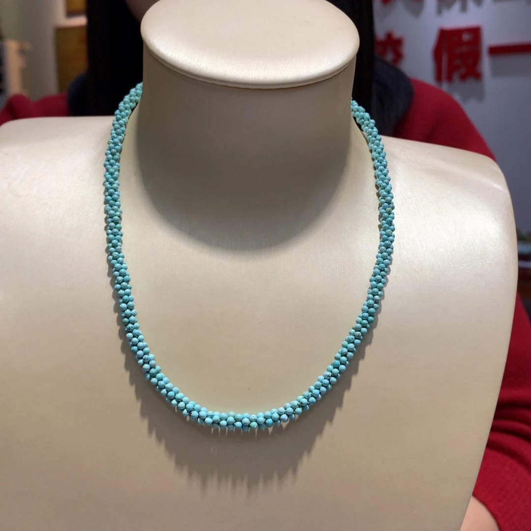 绿松石锁骨链未镶嵌