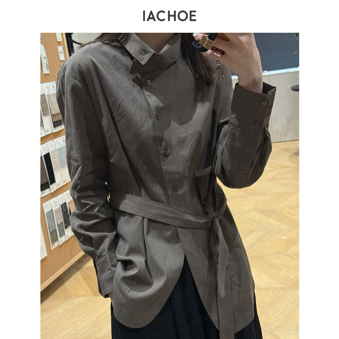 IACHOE两穿设计感衬衫3661504009