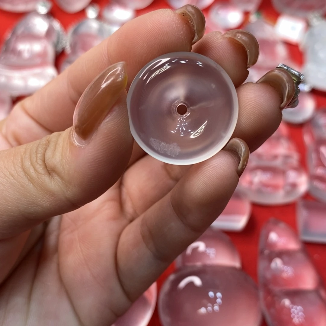 石英质玉未镶嵌吊坠