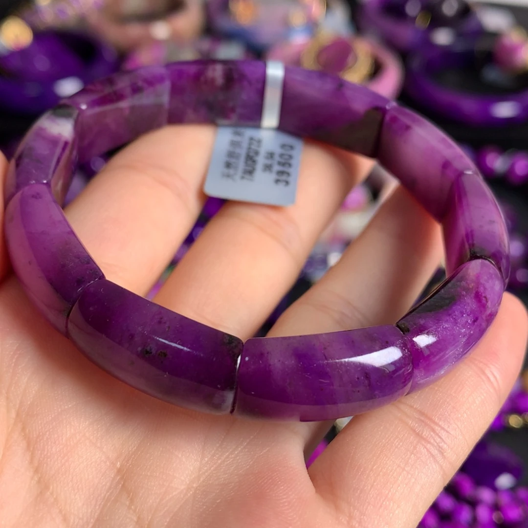 苏纪石（舒俱来）未镶嵌果酱紫全凝胶果冻体手排