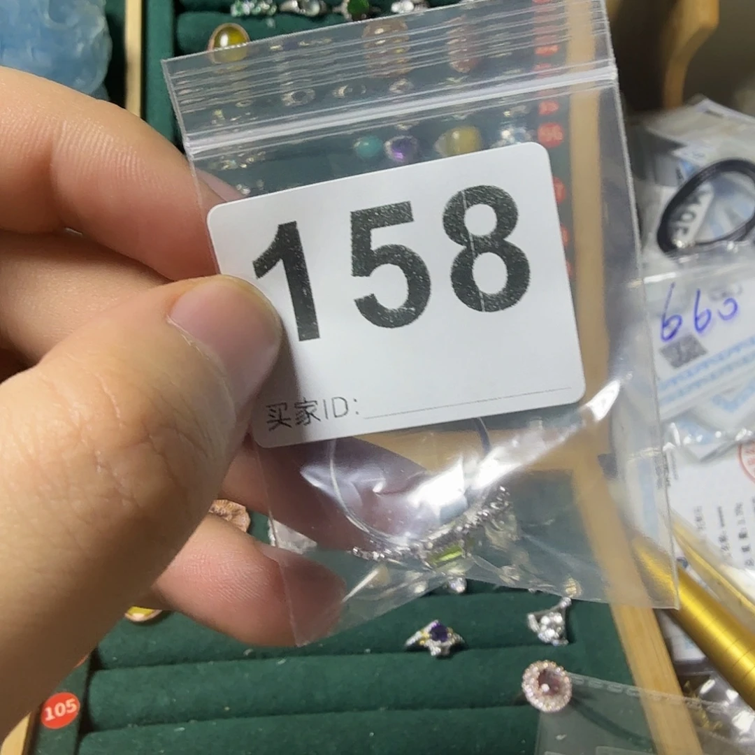 。***。橄榄石戒指银S925镶嵌