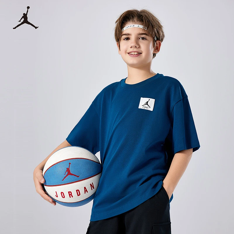 AIR JORDAN夏季官方儿童圆领时尚短袖T恤JDB-TE-C548