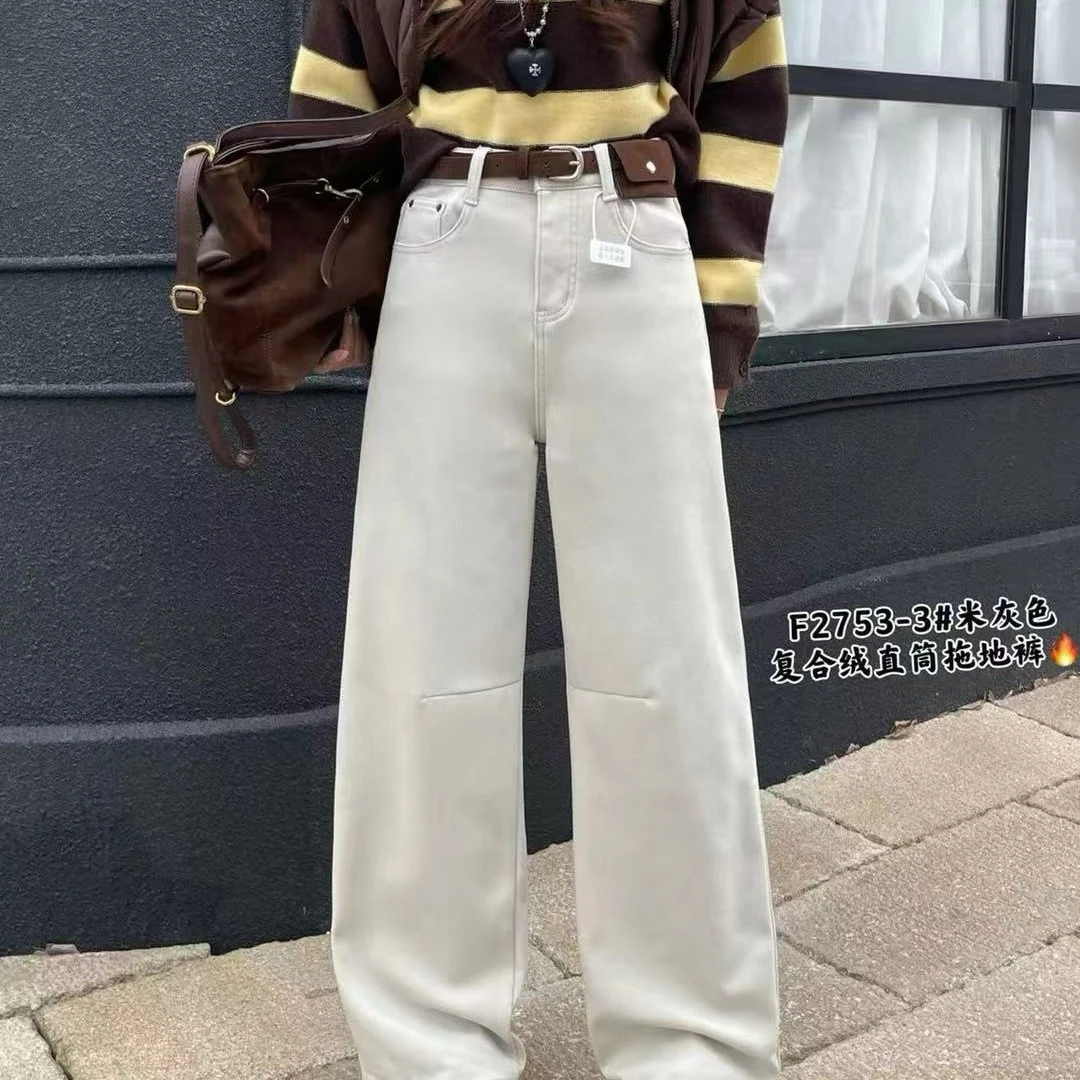 时尚女装加绒加厚裤2753