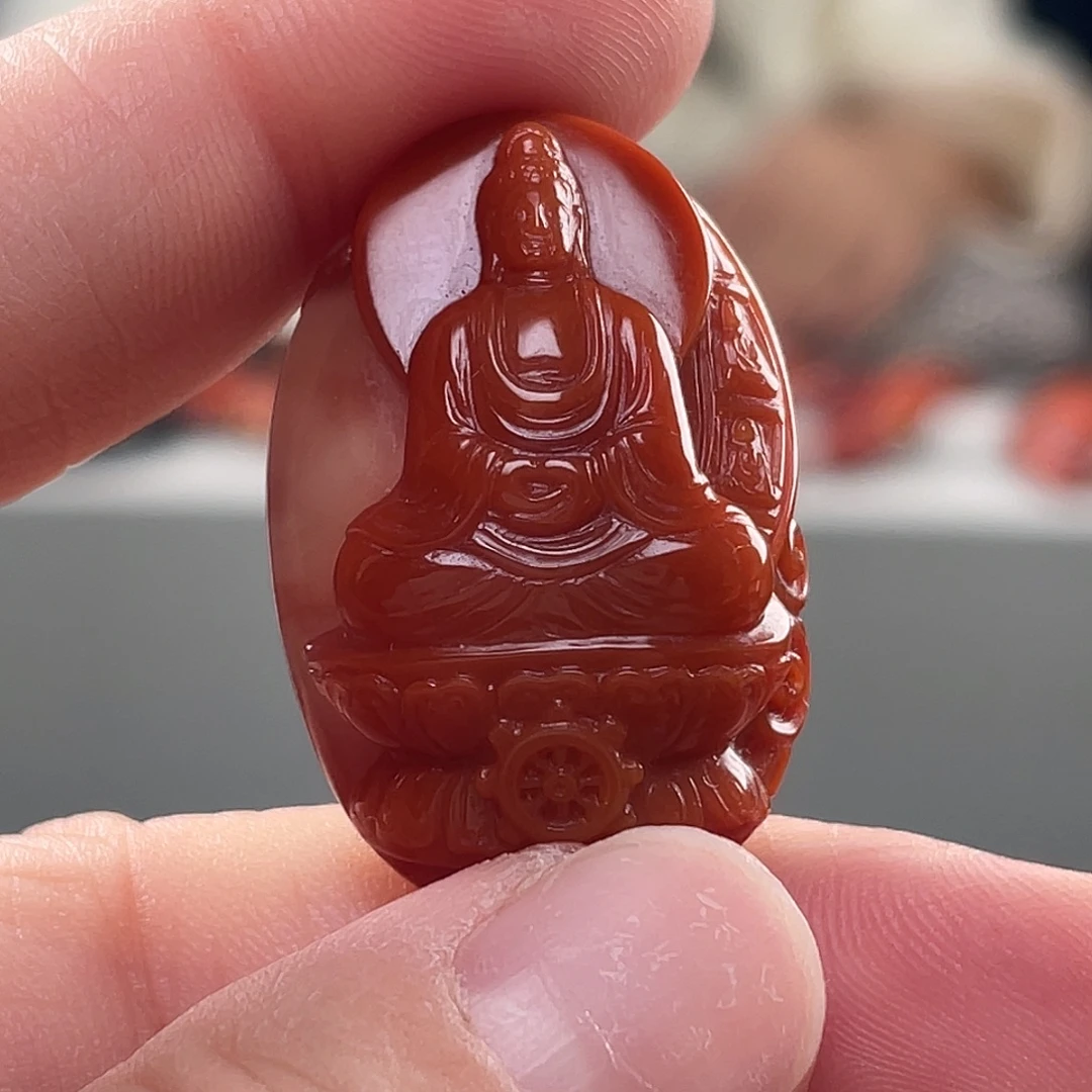 南红玛瑙未镶嵌颈饰