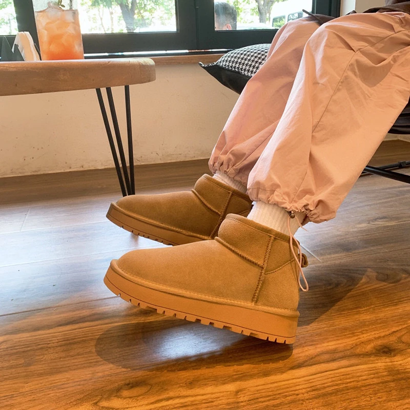 冬雨同款女士厚底雪地靴特价