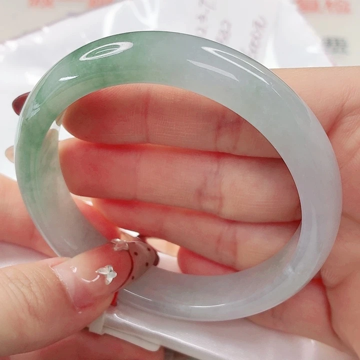 翡翠未镶嵌手镯58.7x532