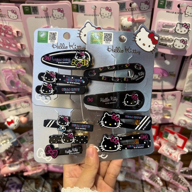 正版三丽鸥25年新款银黑色系列