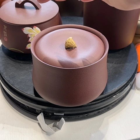 【闪购商品】紫砂茶叶罐潘*江紫砂茶叶罐微瑕
