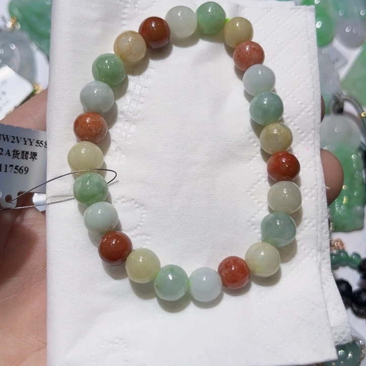 翡翠颈饰未镶嵌天然翡翠A货