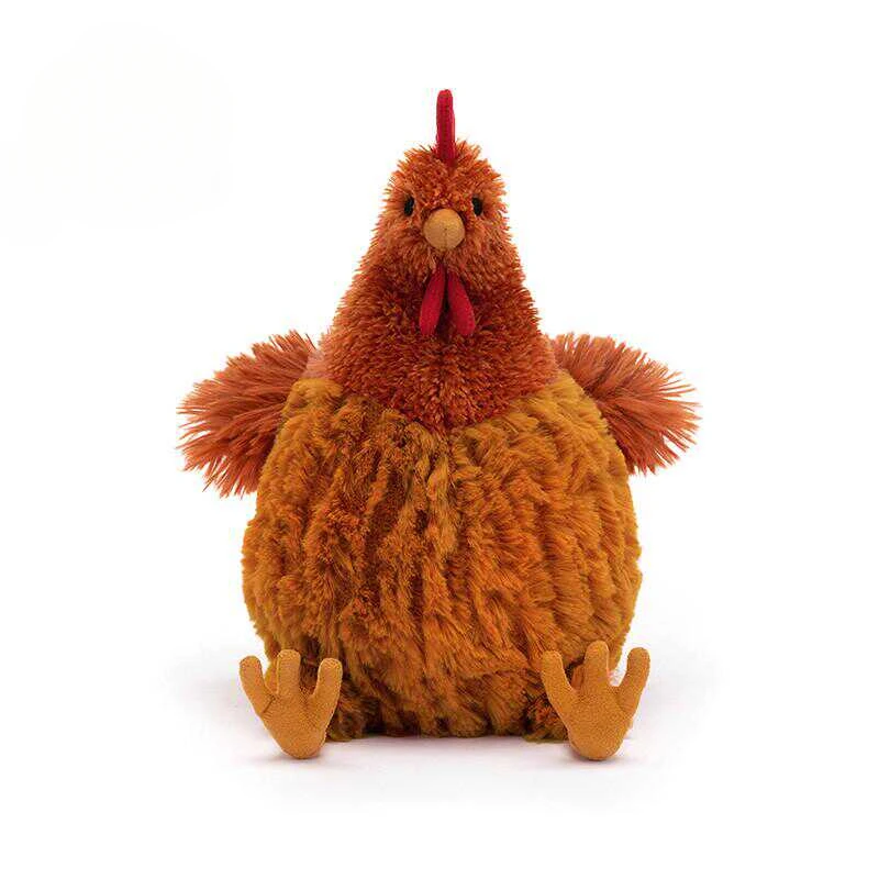 英国塞西尔母鸡可爱毛绒玩具安抚玩偶娃娃公仔节日礼物
