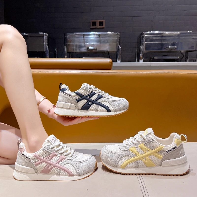 9939新款系带圆头舒适百搭单鞋