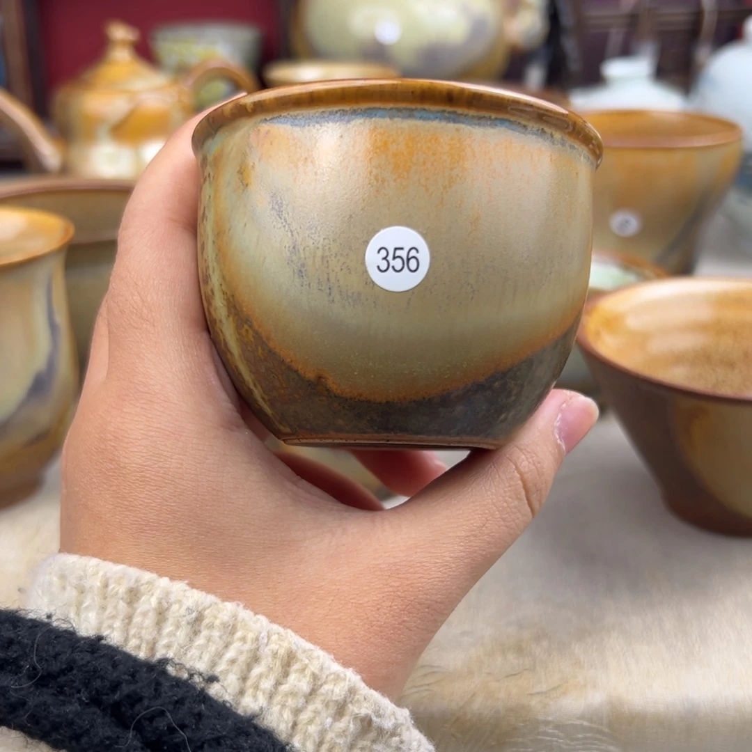 杯纯手工柴烧主人杯